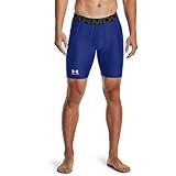 Under Armour Men's Armour HeatGear Compression Shorts , Royal Blue (400)/White, X-Large