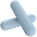 Polyfit Dumbbell Weight Bars for Women - Set of 2 (3.3 LB | 6.5 LB Pair) - Dumbbell Set for Walking, Yoga, Dance, Barre, Pilates, Cardio, Aerobics - Sky Blue