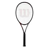 Wilson Clash 100 V3 Strung Adult Performance Tennis Racket - Grip Size 3-4 3/8", Strung with Sensation 16 Natural at Mid Range Tension