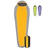 Teton Trailhead, 20 Degree Sleeping Bag; Lightweight, Warm Mummy Sleeping Bag, Camping, Backpacking, Hiking