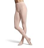 Bloch Dance Women's Contour Soft Adaptatoe Tights, Pink, Small/Medium