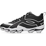 Under Armour Men's Leadoff Icon Mid Baseball Cleats, (001) Black/Black/Anthracite, 6.5, US