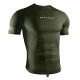 Hayabusa Men's Core Short Sleeve BJJ Rash Guard - Green, Large