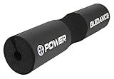 POWER GUIDANCE Barbell Squat Pad - Neck & Shoulder Protective Pad - Great for Squats, Lunges, Hip Thrusts, Weight Lifting & More - Fit Standard and Olympic Bars Perfectly Black
