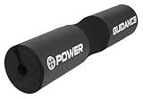 POWER GUIDANCE Barbell Squat Pad - Neck & Shoulder Protective Pad - Great for Squats, Lunges, Hip Thrusts, Weight Lifting & More - Fit Standard and Olympic Bars Perfectly,Black