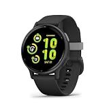 Garmin vívoactive® 5, Health & Fitness GPS Smartwatch, 42mm, Black | 24/7 Health Monitoring, Built-In Sports Apps, Sleep Coach, Body Battery™ Energy Monitoring, Workout Benefit & Recovery Time