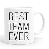 PEJAFAN Best Team Ever Gifts Coffee Mug 11 oz - Employee Appreciation Gifts for Women Men Staff Coworker Teacher Team Gifts (TEAM)