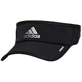 adidas Men's Superlite Visor – Lightweight Athletic Sport Hat for Workouts, 2.0/Black/Silver Reflective, OSFA