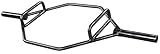 Fitvids Olympic 2-Inch Hex Weight Lifting Trap Bar with Long and Rotating Sleeves, 500-Pound Capacity