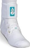 Med Spec ASO Ankle Stabilizer Lace Up Ankle Brace Sprain Support White, MD