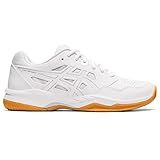 ASICS Women's Gel-RENMA Indoor Shoe, 8.5, White/Pure Silver