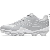 Under Armour Men's Leadoff Icon Low RM Baseball Cleats, (075) Baseball Gray/White/Baseball Gray, 11, US