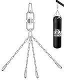 YORWHIN Punching Bag Hanger, Heavy Bag Chain, Silver, YOO57G0322SD