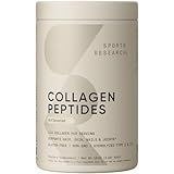 Sports Research Collagen Peptides for Women & Men, Unflavored, 16 oz., Hydrolyzed Type 1 & 3 Collagen Powder Protein Supplement for Healthy Skin, Nails, Bones & Joints