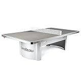 Cornilleau - Outdoor 510 Fixed Campus Ping-Pong Table for Communities and Schools (Camping, Parks, etc) - Competition Bounce (Blue or Grey 7mm) - FFTT Leisure and School Approval (Grey)