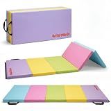 Antsy Pants Tumbling Mat for Kids – 5-Fold Gymnastics Mat, Easy to Clean, Sturdy, Foldable Tumbling Mats, Padded, Lightweight, Portable, Gymnastics Equipment for Active Play
