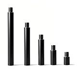 14mm CCW to 14mm CCW Aluminum Connector Tube Set (5-Pack) | CNC Machined 6061-T6 | 0.8″ / 1.6″ / 2.4″ / 3.9″ / 6.3″ Stackable Extension Tubes | M14x1 Left-Hand Thread | Outer Diameter 0.75” (19mm)