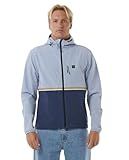 Rip Curl Men's Standard Anti Series Collection Zip Up Jacket, Spray Blue
