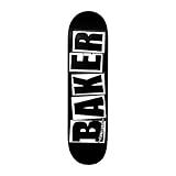 Baker Brand Logo Deck-8.0 Black/White Skateboard Deck