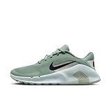 Nike Women's Flex Train Training/Workout Shoes, Steam/Black-Light Silver-Barely Green, 9