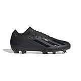 adidas Unisex X Crazyfast.3 Firm Ground Closeout Sneaker, Black/Black/Black, 11.5 US Men