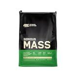 Optimum Nutrition Serious Mass Weight Gainer Protein Powder, Vanilla, 12LB