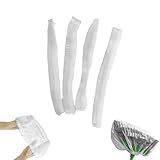 DeaHea 40 Pack Disposable Broom Covers Pet Hair Removal Broom Cloth Cover Caps Sweeping Fur Remover Tool for Broom and Dustpan Set Handy Brooms Baseboards Molding Dust Cobwebs up High Heater
