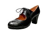 Menkes Flamenco Shoes Dance, Model Cale, Woman, Leather, with Nails, Size 5.5 (36EU) Black