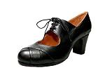 Menkes Flamenco Shoes Dance, Model Cale, Woman, Leather, with Nails, Size 5.5 (36EU) Black