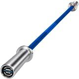 EVERYMATE 10kg Junior Barbell - Alloy Steel Bar for Weightlifting and Powerlifting, Perfect for Junior People and Beginners, 1200lb Capacity, dia25x1670, Strength Training Bar