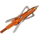 Rage Crossbow X, 2-Blade Archery Arrow Broadhead, 100 Grain with Shock Collar Technology (3-Pack)