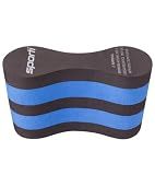 Sporti Adult Pull Buoy Swimmer Training Aid, EVA Foam - Black/Blue