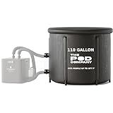 The Pod Company Ice Pod Pro Cold Plunge Tub, 110 Gallon (420L) Inflatable Ice Bath for Adults, Fits Up to 6'7", Insulated, Chiller Compatible, BPA-Free, UV-Resistant Nylon, Dual Drain Hoses