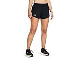 Under Armour Womens Fly by Shorts, (001) Black/Black/Reflective, Medium