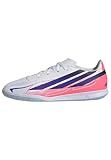 adidas Unisex-Kids F50 Hyperfast Club Indoor, WhiteSolarPurpleSolarTurbo, 13.5