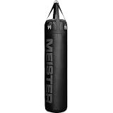 Meister 100lb Filled Heavy Bag for Boxing, MMA & Muay Thai - Black