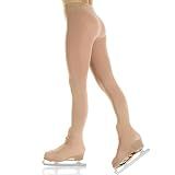 DANCEYOU Ice Skate Over the Boot Figure Skating Tights Kids Women, MA