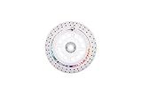 Flying Eagle LazerWheelz Ultra - Light Up Inline Skate Wheels Indoor/Outdoor, 100mm 6 Pack of Color-Shift + Spark 88A Hardness LED Lights for Roller Skate Wheels Replacement, Adult Inline Accessories