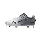Nike Hyperdiamond 4 Elite CZ5917-012 Wolf Grey/Cool Grey/Pure Platinum/White Women's Metal Softball Cleats 10 US