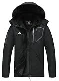 MOERDENG Women's Warm Winter Coat Insulated Snowboarding Jacket
