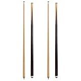HMQQ Pool Cue Stick/Billairds cue Stick Pool Stick 58" Set of 2/Set of 4 /Set of 4 20OZ, 48" Set of 2/ Set of 4, with Different Weight/Size/Quantity (48" Set of 2)