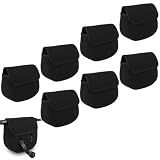 8 Pcs Fishing Reel Cover Bag Set, Neoprene Protective Case Pouch for 2000-6000 Series Baitcasting Trolling Reels, Black (Fits 2000-3000 Reel)