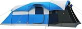 Portal 8 Person Family Camping Tent with Screen Porch, Weather Resistant Tunnel Tent with Rainfly, Large Family Tents for Outdoor Camping, Party
