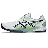 ASICS Men's POWERBREAK FlyteFoam Handball Shoe, 11.5, White/Tranquil Teal