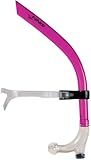 FINIS Original Swimmer’s Snorkel - Center-Mount Design - For Swim Training - Adjustable Fit - Purge Valve - Pink - Adult