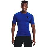 Under Armour Men's Armour HeatGear Compression Short-Sleeve T-Shirt , Royal Blue (400)/White, Small