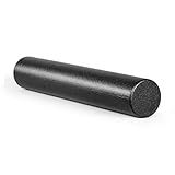 Tone Fitness High Density EPP Foam Exercise Foam Roller for Yoga, Pilates, Stretching, Massage, and Recovery 36 inch Black