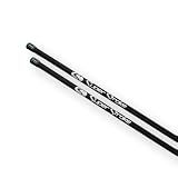 SuperStroke Golf Alignment Sticks 45" Fiberglass Rods, Full Swing Training Aid Kit, Help's with Posture Correction and Shot Accuracy, Black (Set of 2)