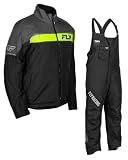 Fly Racing Aurora Men's Snow Jacket and Bib Set - Waterproof Windproof Tech, Insulated Snow Suit, Snowmobile, Ski Bibs