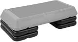 Fitvids Step Aerobic Platform, 28''x 14'', Gray